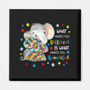 Wat Jou Anders Maakt Mooie Olifant Autisme Magneet