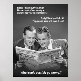 Wat kan er mis gaan in Innsmouth Poster? Poster