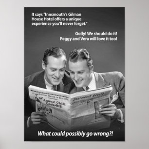 Wat kan er mis gaan in Innsmouth Poster? Poster