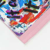 Wat kanker niet kan doen, aangepaste engels chemo fleece deken (Hoek)