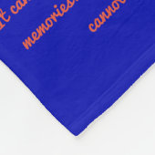 Wat kanker niet kan doen, aangepaste engels chemo fleece deken (Hoek)