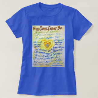 Wat kanker niet kan doen, aangepaste Shirten voor T-shirt