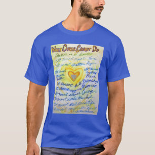 Wat kanker niet kan doen, aangepaste T-shirts voor