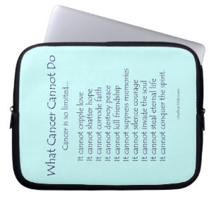 Wat kanker niet kan doen Computer Sleeve Bag