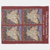 Wat kanker niet kan doen, engel chemo fleece (Voorkant (Horizontaal))