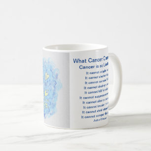 Wat kanker niet kan doen Gedicht Angel Coffee Mok