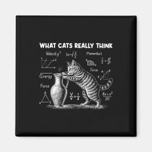 Wat katten echt grappig vinden Funny Cat Natuurkun Magneet