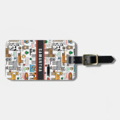 Wat katten zeggen bagagelabel (Voorkant horizontaal)