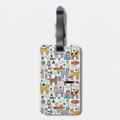 Wat katten zeggen bagagelabel (Achterkant verticaal)