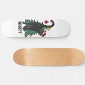 Wat? Kerstmis Black Cat vakantie ontwerp Skateboard (Horizontaal)