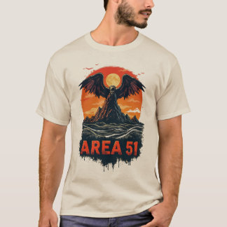 Wat kijkt er eigenlijk over Area 51? T-shirt