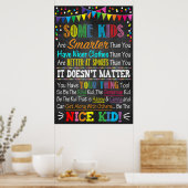 Wat Kinderen.... BEN HET NICE-KIND! Poster (Keuken)