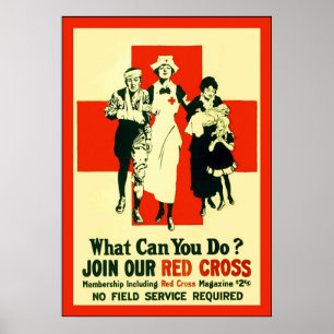 Wat kun je doen? ~  zuster ~ WW1 Poster