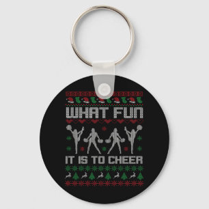 Wat leuk is het om Cheerleader kerstGIft te noemen Sleutelhanger
