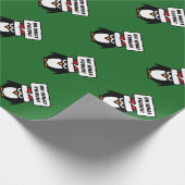 Wat leuk sarcastisch kerstinpakpapier cadeaupapier (Hoek)