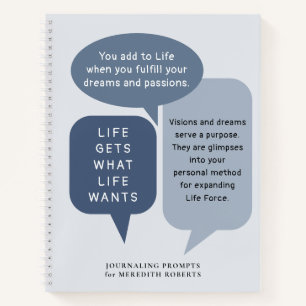 Wat Leven Wil Motiverende Journaling Prompts Notitieboek