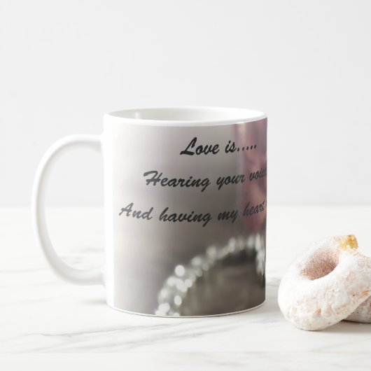 Wat liefde is koffiemok (Met donut)