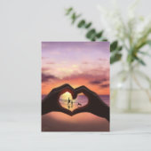 Wat liefde voor mij betekent Briefkaart (Staand voorkant)