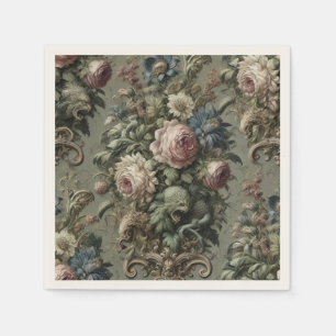 Wat ligt onder de bloei - Gotisch Victoriaans Servet