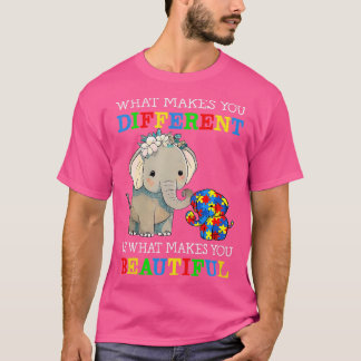 Wat maakt dat je verschillende ellephant mam-autis t-shirt