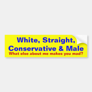 Wat maakt jou boos? bumpersticker