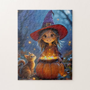 Wat magische dingen op gang brengen! Schattige hek Legpuzzel