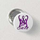 Wat Micky eet kleine Button (Voorkant /achterkant)