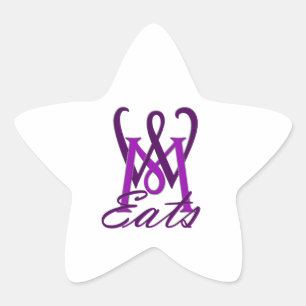 Wat Micky eet Star Sticker