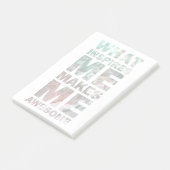 Wat mij inspireert maakt me Geweldige 2 Post-it® Notes (Schuin)