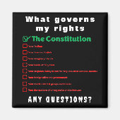 Wat mijn rechten regelt - De Grondwet Magneet (Voorkant)