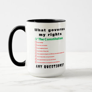 Wat mijn rechten regelt - De Grondwet Mok