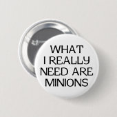 Wat minionen ronde button 5,7 cm (Voorkant /achterkant)
