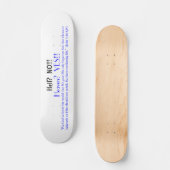 Wat? Nee! Skateboard (Voorkant)