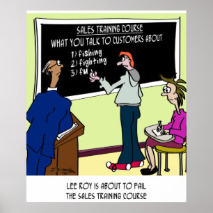 Wat niet aan Klanten over te spreken Poster