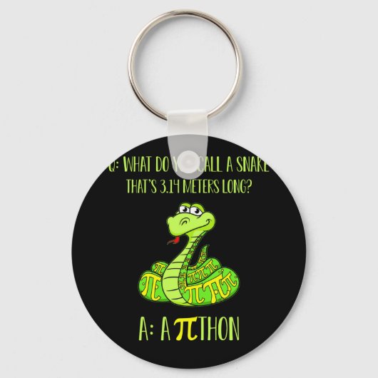 Wat noemt u een Wiskunde van het Symbool Snake Pyt Sleutelhanger (Voorkant)
