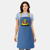 Wat nu? Blauw  Schort (Gedragen)