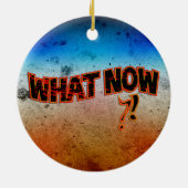 Wat nu? keramisch ornament (Achterkant)