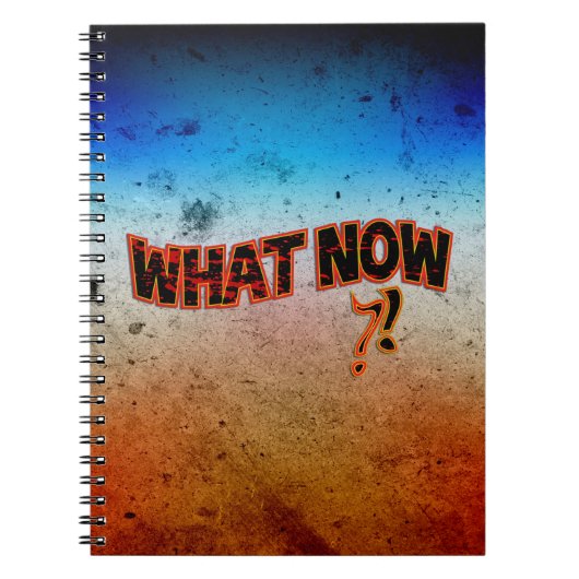 Wat nu? notitieboek (Voorkant)