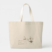 Wat onder Meerkats Grote Tote Bag (Achterkant)