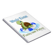 Wat ook drijft je schildpad 2 notitieboek (Rechterzijde)