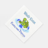 Wat ook drijft je schildpadden 3 servetten (Hoek)