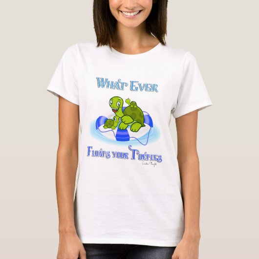 Wat ook drijft je schildpadden 3 t-shirt (Voorkant)
