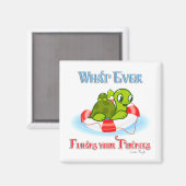 Wat ook drijft jullie schildpadden 2 magneet (Voorkant / Achterkant)