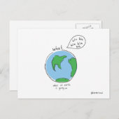 wat op aarde - briefkaart (Voorkant / Achterkant)