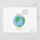wat op aarde - briefkaart (Voorkant)