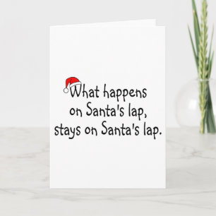 Wat op de Verblijven van de Overlapping Santas op Feestdagen Kaart