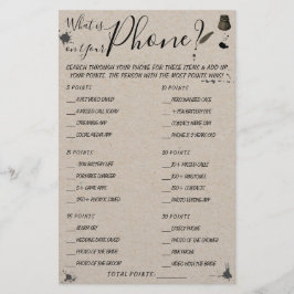 Wat op uw Telefoon | Shower Game Kaart