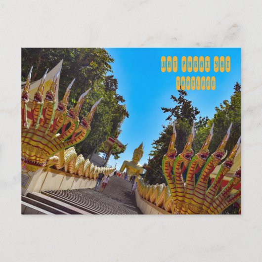 Wat Phrai Yai Big Buddha Briefkaart (Voorkant)