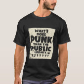 Wat Punk is dan de openbare bibliotheek T-shirt (Voorkant)