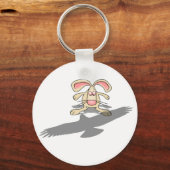 Wat...? Rabbit Cartoon Sleutelhanger (Voorkant)